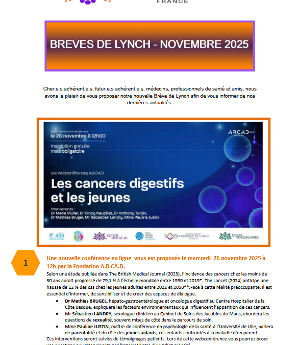 Brève de Lynch Novembre 2025